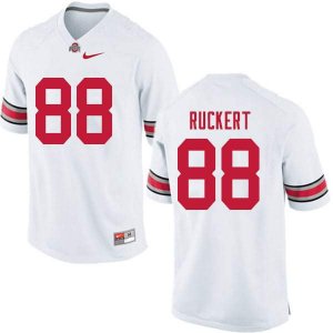 NCAA Ohio State Buckeyes Men's #88 Jeremy Ruckert White Nike Football College Jersey YFU7345US